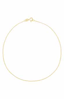 Bony Levy 14K Gold Cable Chain Anklet