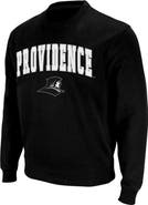 COLOSSEUM Men's Colosseum Black Providence Friars Arch & Logo Crew Neck Sweatshirt