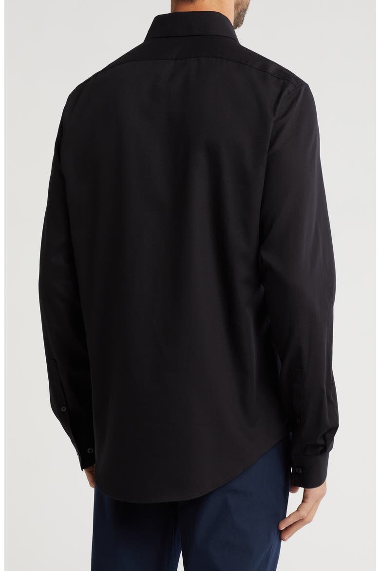 Core Slim Fit Dress Shirt, Alternate, color, BLACK