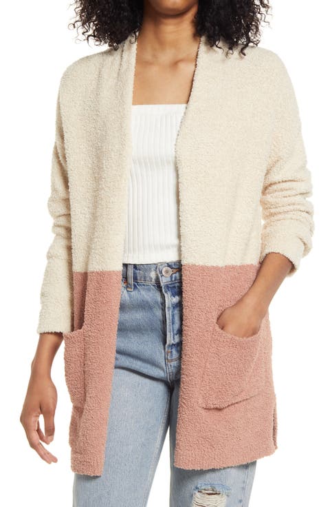 Cozy Color Block Cardigan