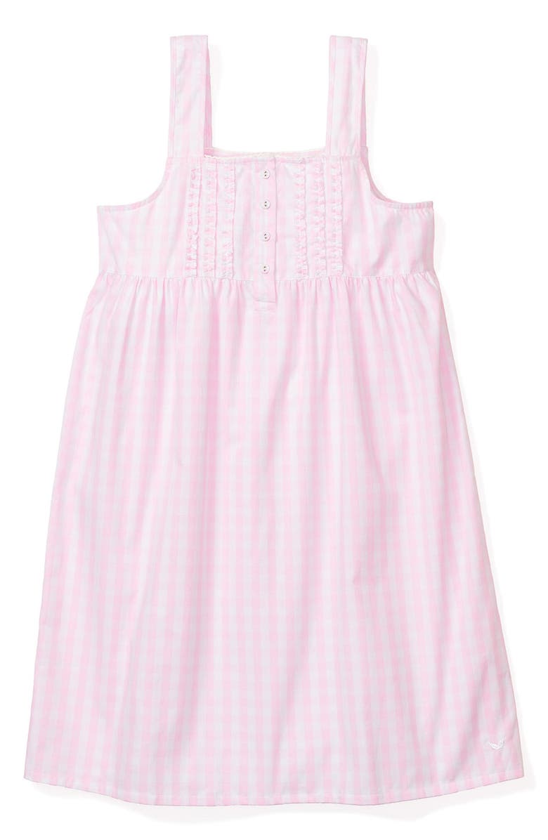 Petite Plume Women's Gingham Cotton Nightgown, Alternate, color, 