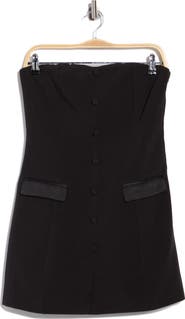 Lulus Beatrice Strapless Blazer Dress