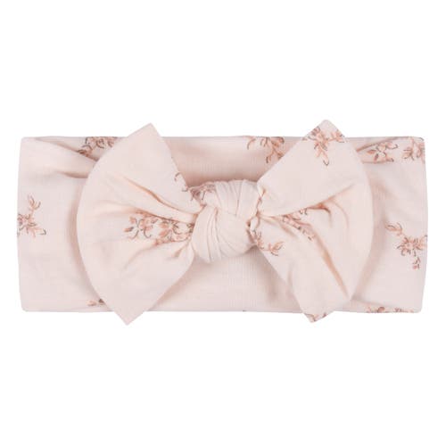 Just Born Swaddle Blanket & Headband Set In Pink
