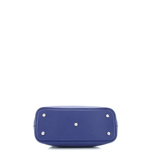 Pre-owned Hermes Hermes Bolide 1923 Bag Evercolor 30 In Blue