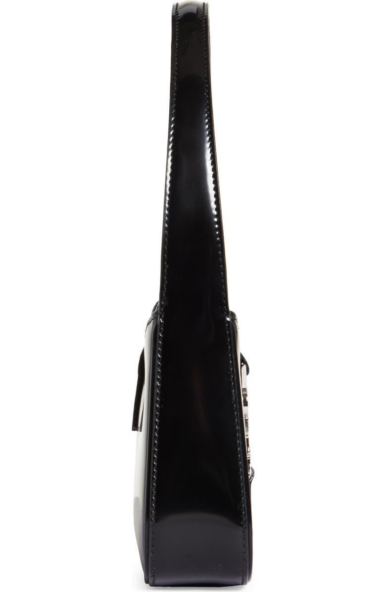 Saint Laurent Mini Le 5 à 7 Glossy Leather Shoulder Bag, Alternate, color,