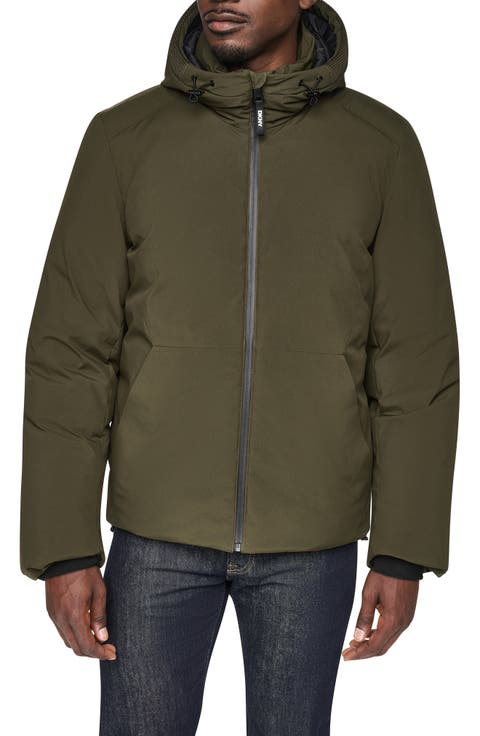 Stretch Hooded Puffer Jacket