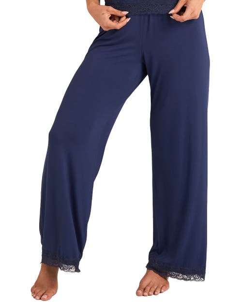 Adore Me Suzanna Pajama Cami And Pants Set In Blue