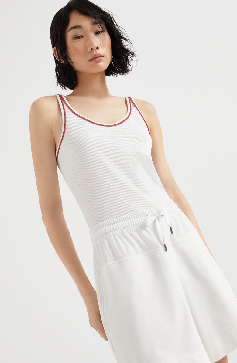 Brunello Cucinelli Paneled Track shorts, Alternate, color, 