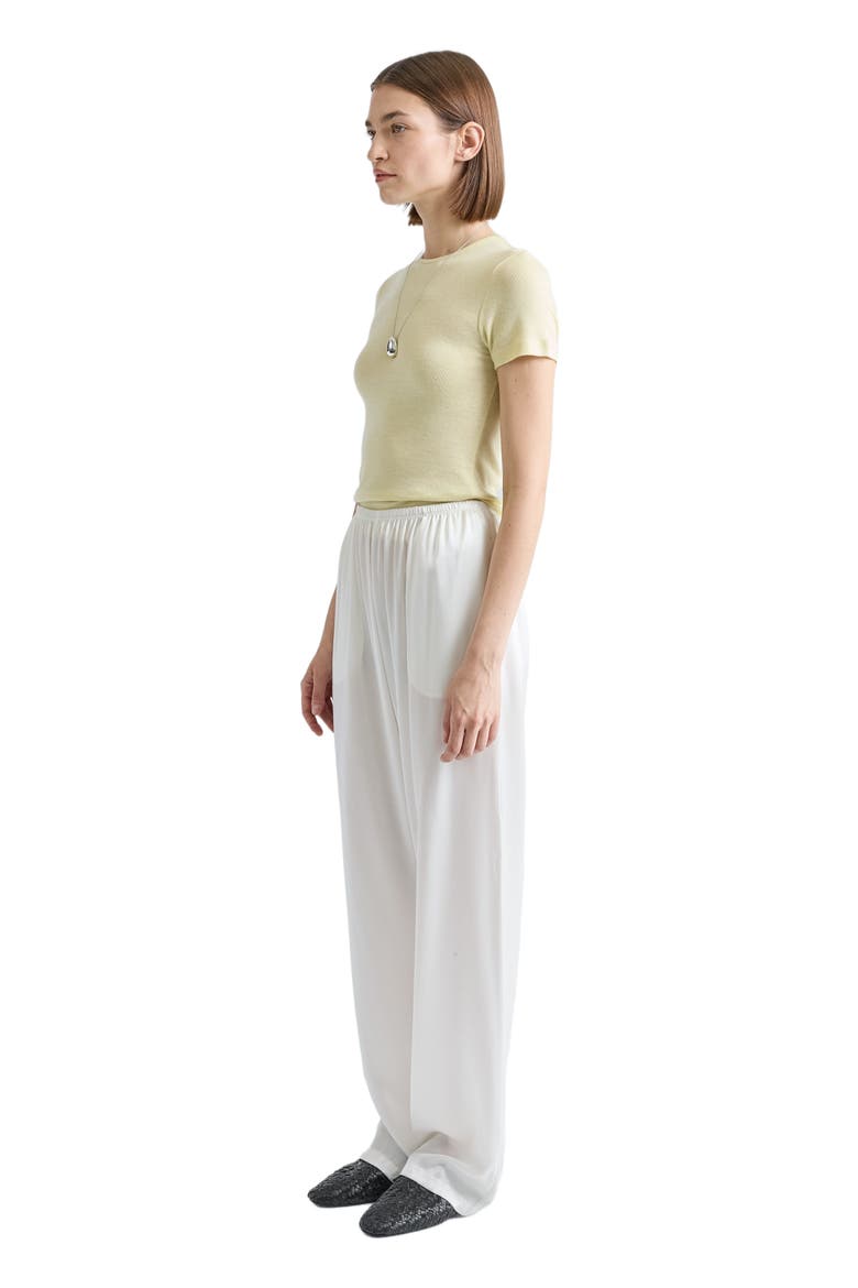 Short Sleeve Knit Top, Alternate, color, Yellow