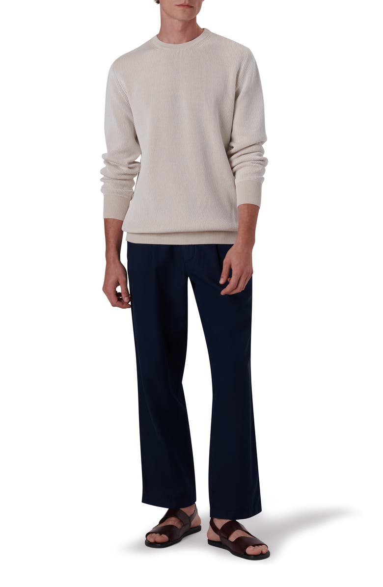 Bugatchi Cotton Rib Sweater, Alternate, color,