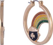 Hallmark Pot Of Gold Hoop Earrings