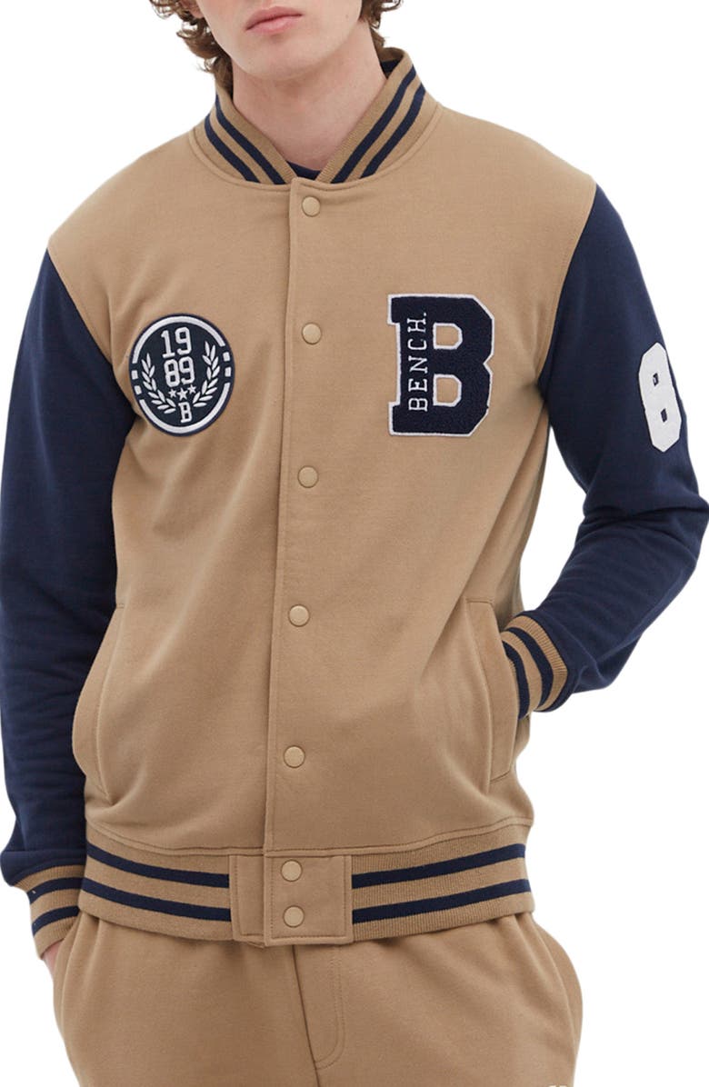 Bench. Varsitas Varsity Jacket, Main, color, 