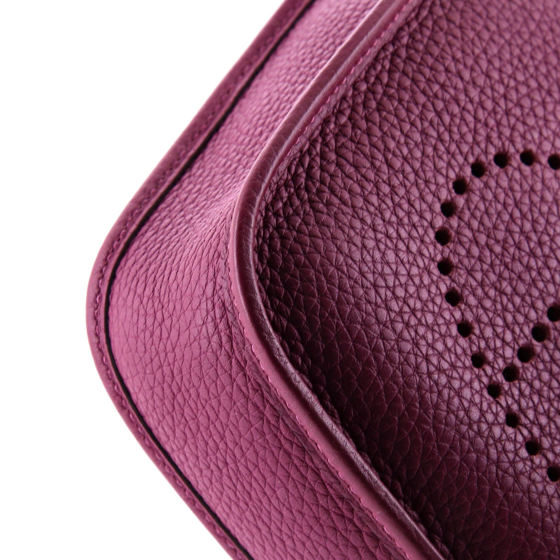 Pre-Owned Hermes Evelyne Bag Gen III Clemence TPM, Alternate, color, Anemone