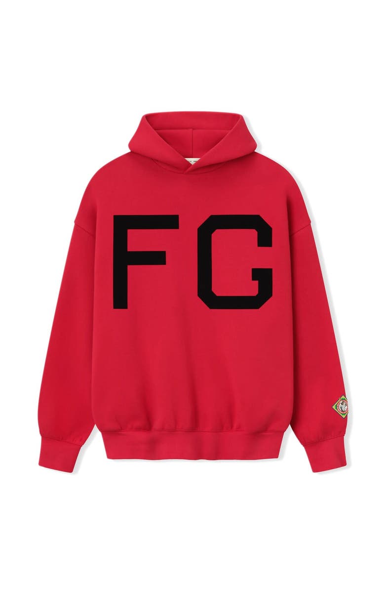 Fear of God Men's Red Kansas City Monarchs Fear of God x Negro Leagues Baseball Museum Fleece Pullover Hoodie, Alternate, color, Red