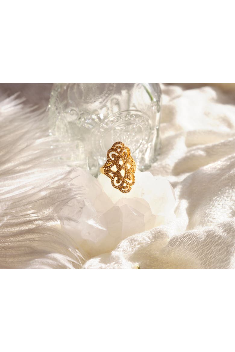 Infinite Love Pave Adjustable Ring, Main, color, Gold