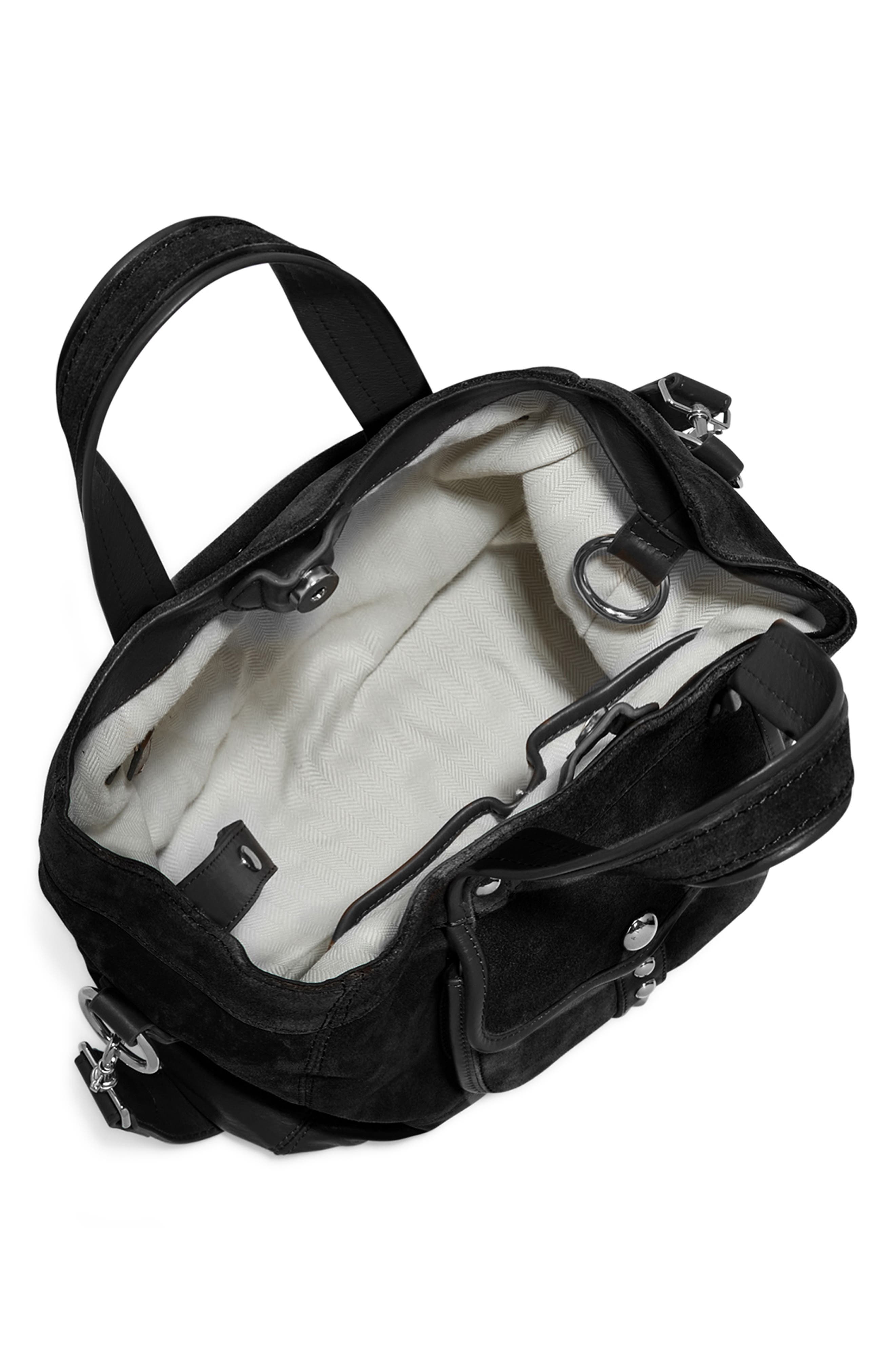 AIMEE Great Escape Convertible Shopper Bag, Alternate, color, Black Suede