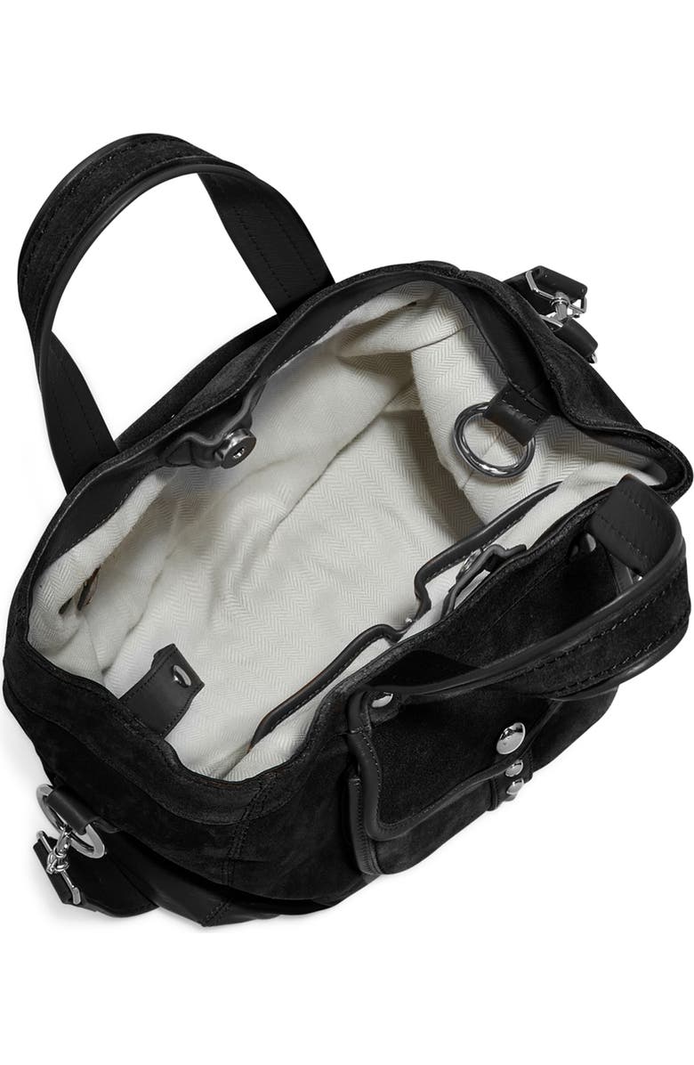 AIMEE Great Escape Convertible Shopper Bag, Alternate, color, Black Suede