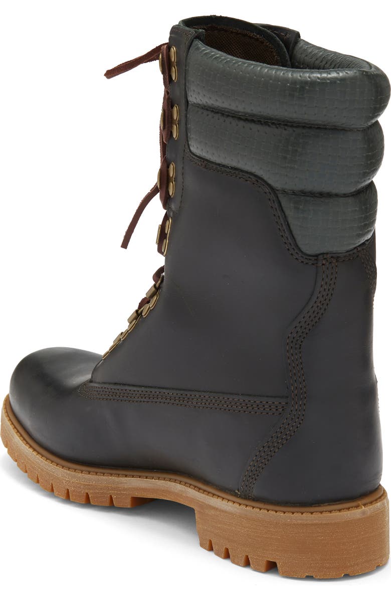 Timberland Emerald Woods Waterproof Super Boot, Alternate, color, Dark Green Full Grain