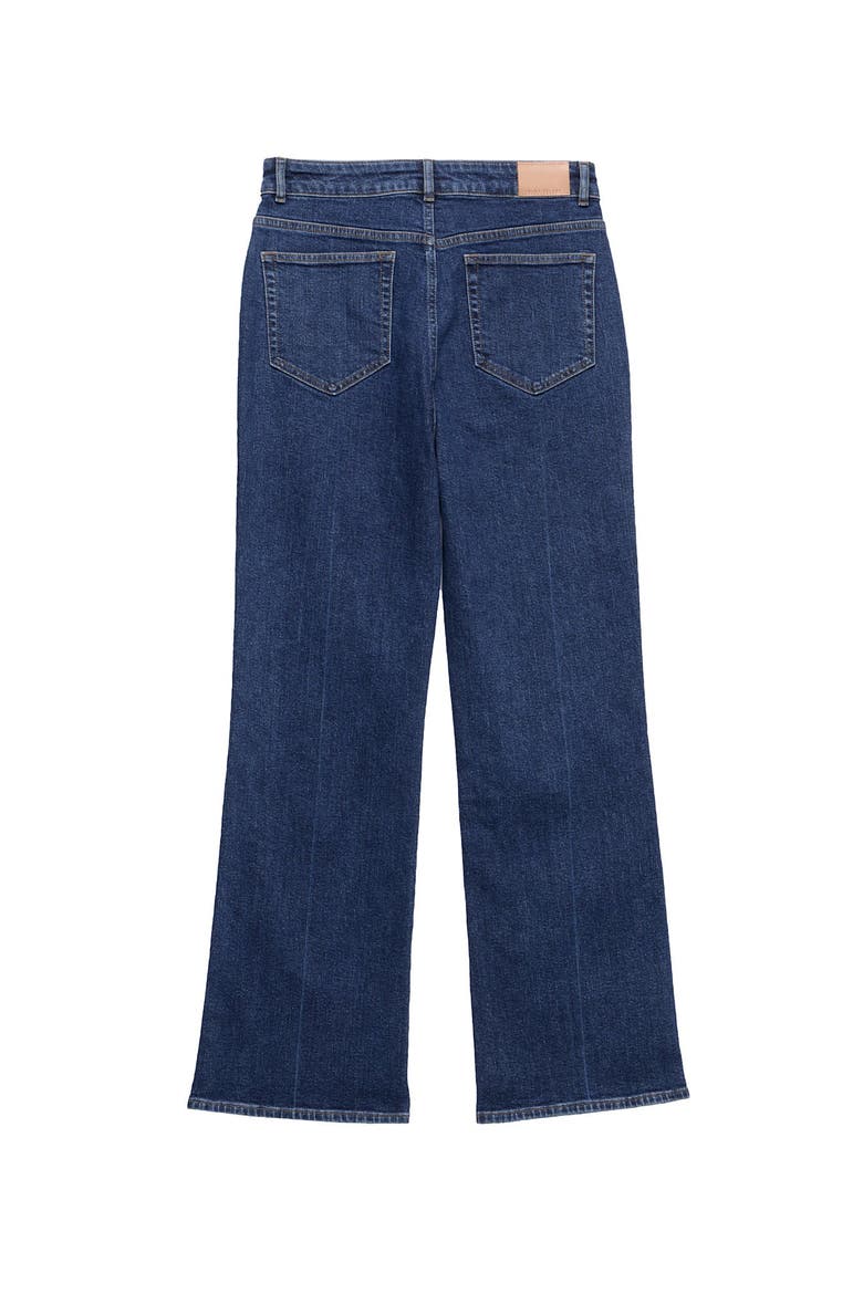Relaxed Straight Patch Pocket Jeans, Alternate, color, Blue