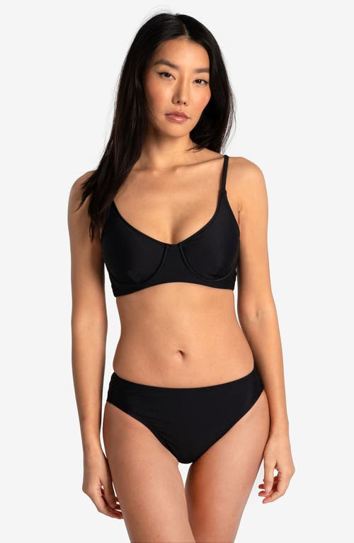 Lole Ocean Bikini Bottoms In Black Beauty