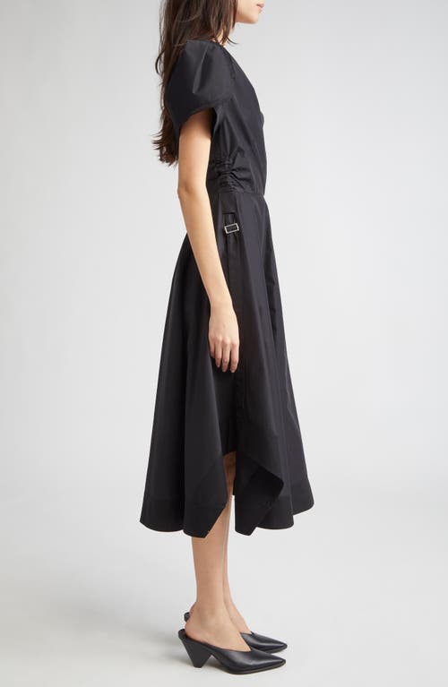 3.1 Phillip Lim V-neck Tulip-sleeve Midi Dress