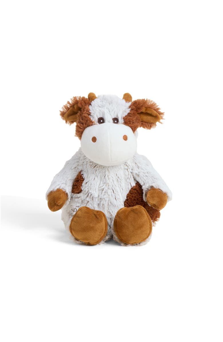 Warmies Cinnamon Latte Cow Plush Toy, Alternate, color, Multi Color