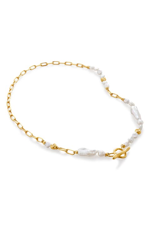 x Amy Powney Keshi Pearl Necklace