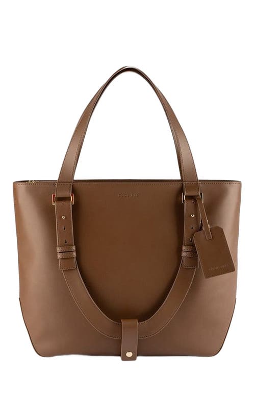 Gigi Pip Hayes Hat Carrying Tote in Chocolate 