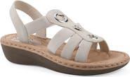 CLIFFS BY WHITE MOUNTAIN Casimir Grommet Stud Wedge Sandal