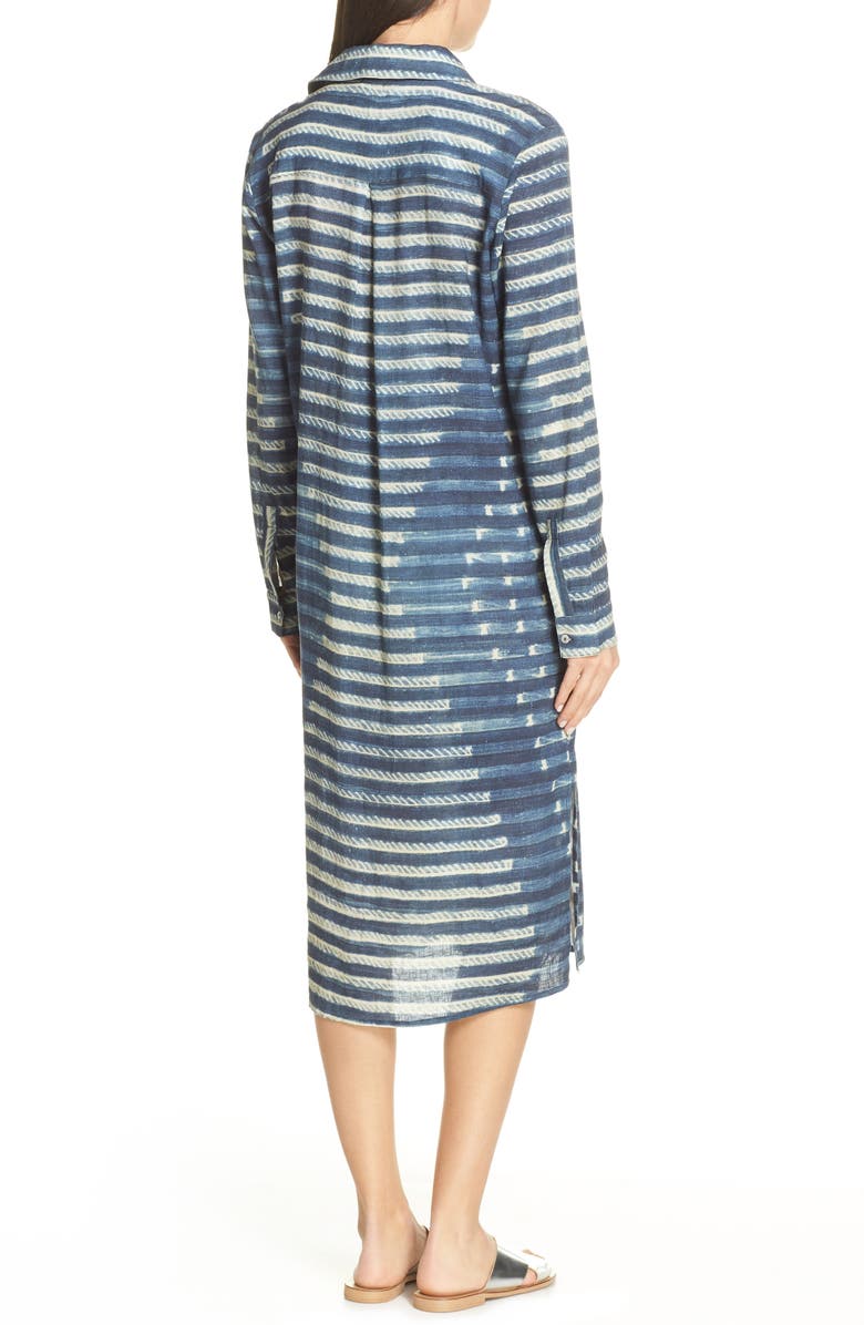 Lenny Niemeyer Rustic Cover-Up Shirtdress, Alternate, color, 