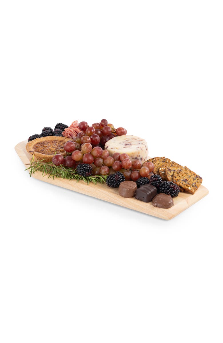 Toscana Coffin Serving Board, Alternate, color, Parawood