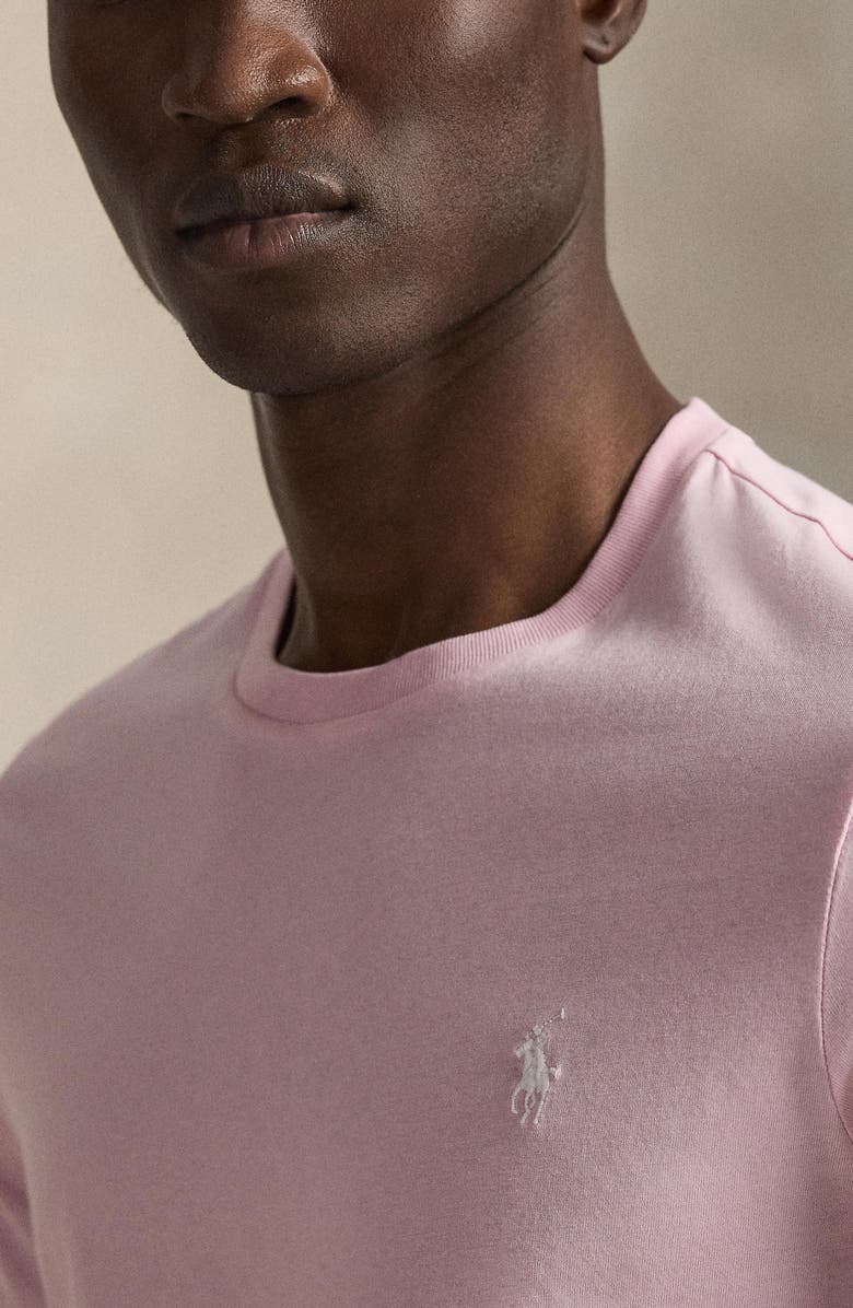 Polo Ralph Lauren Classic Fit Jersey Crewneck T-Shirt, Alternate, color, Garden Pink