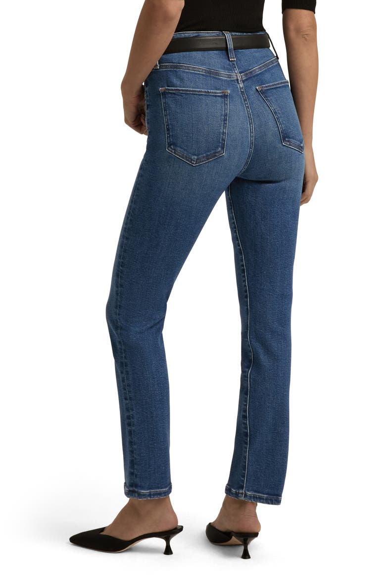 The Valentina Super High Waist Ankle Cigarette Jeans, Alternate, color, MADISON