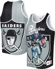Mitchell & Ness Men's Mitchell & Ness Bo Jackson Black/Silver Las Vegas Raiders Retired Player Graphic Tank Top