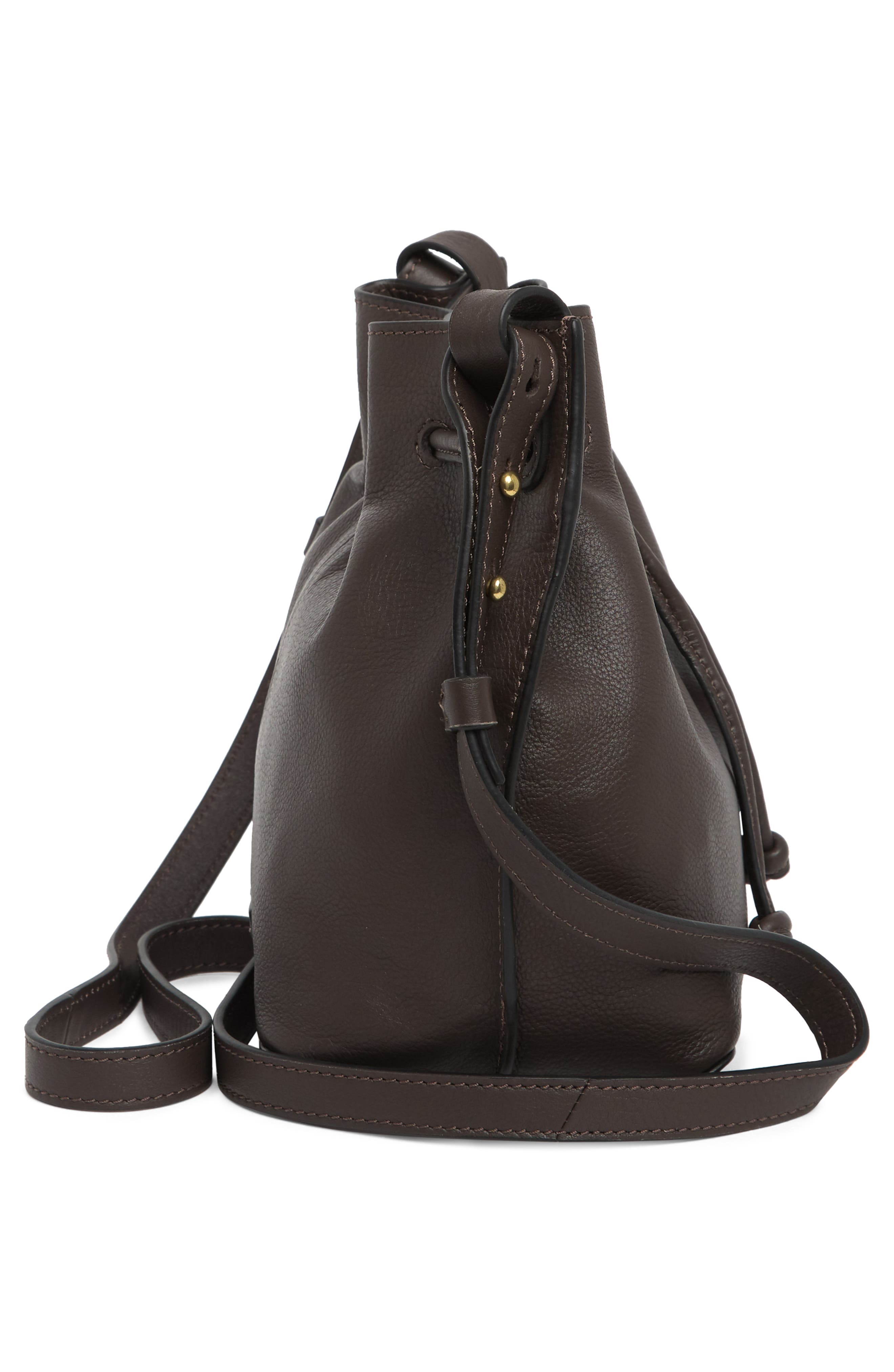 Lucky Brand José Leather Bucket Crossbody Bag, Alternate, color, 
