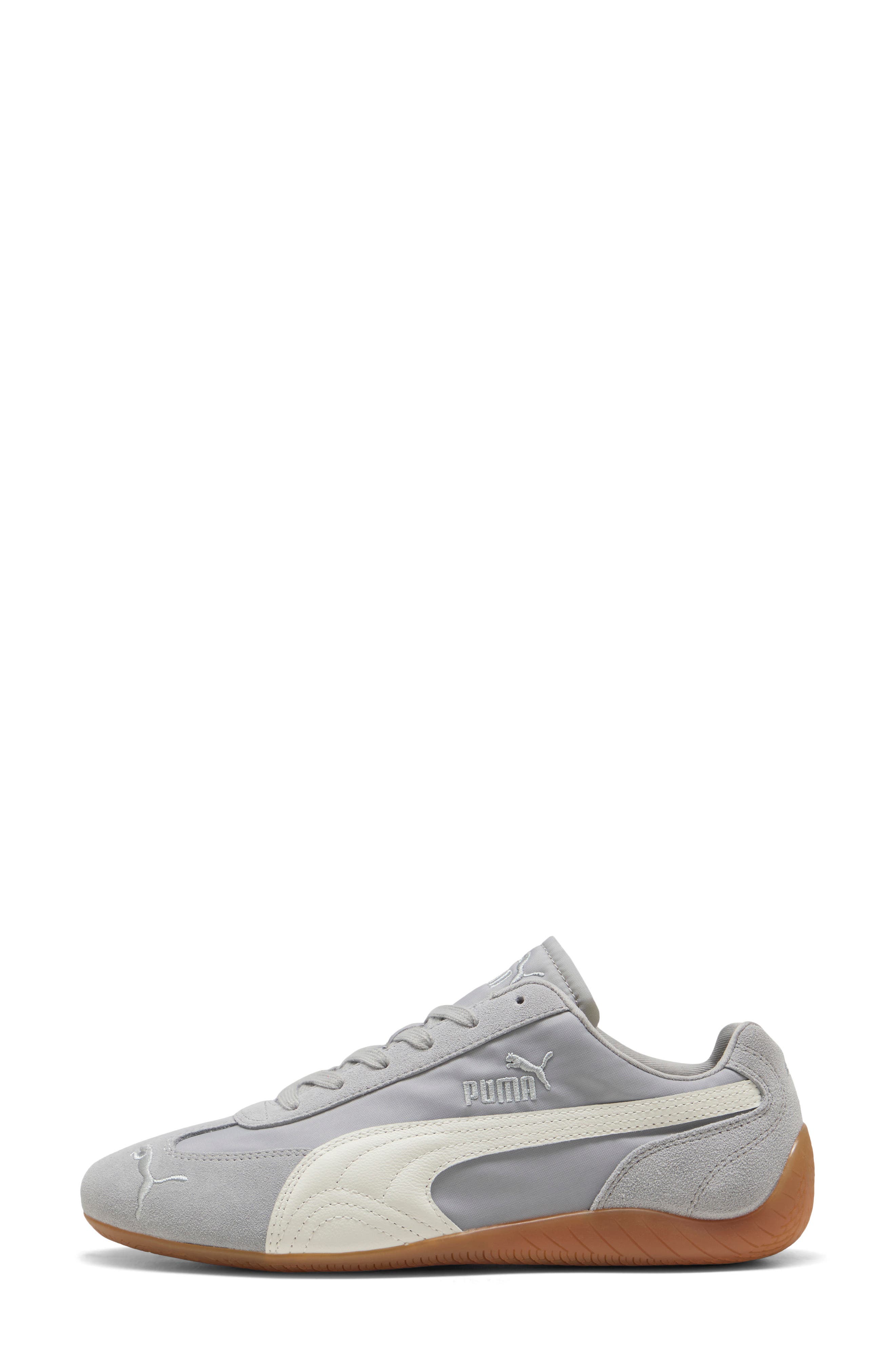 PUMA Speedcat Nylon Sneaker, Alternate, color, Gray Echo/ Puma White