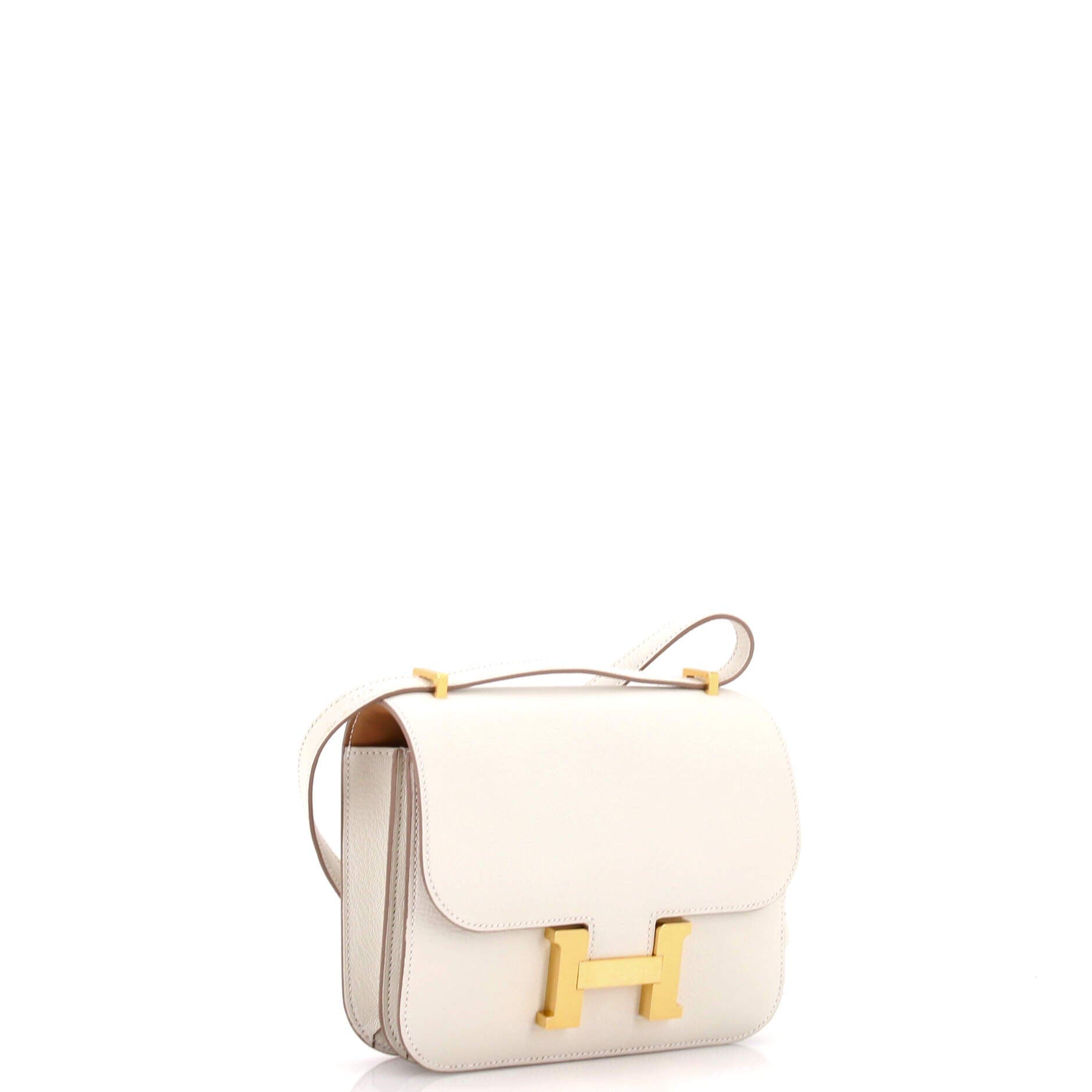 Pre-Owned Hermes Constance NM Bag Verso Chevre Mysore 18, Alternate, color, Verso - Mushroom/Biscuit