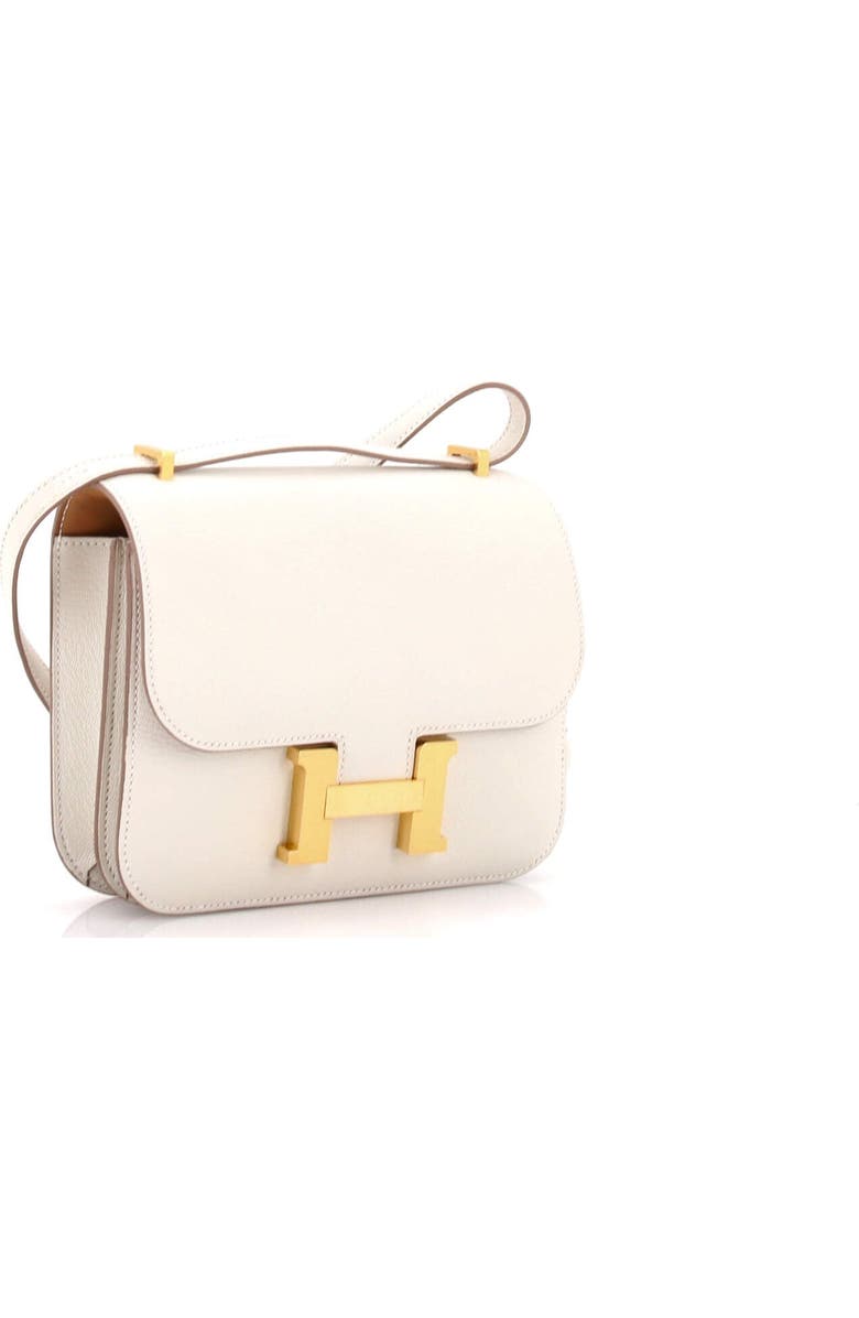 Pre-Owned Hermes Constance NM Bag Verso Chevre Mysore 18, Alternate, color, Verso - Mushroom/Biscuit