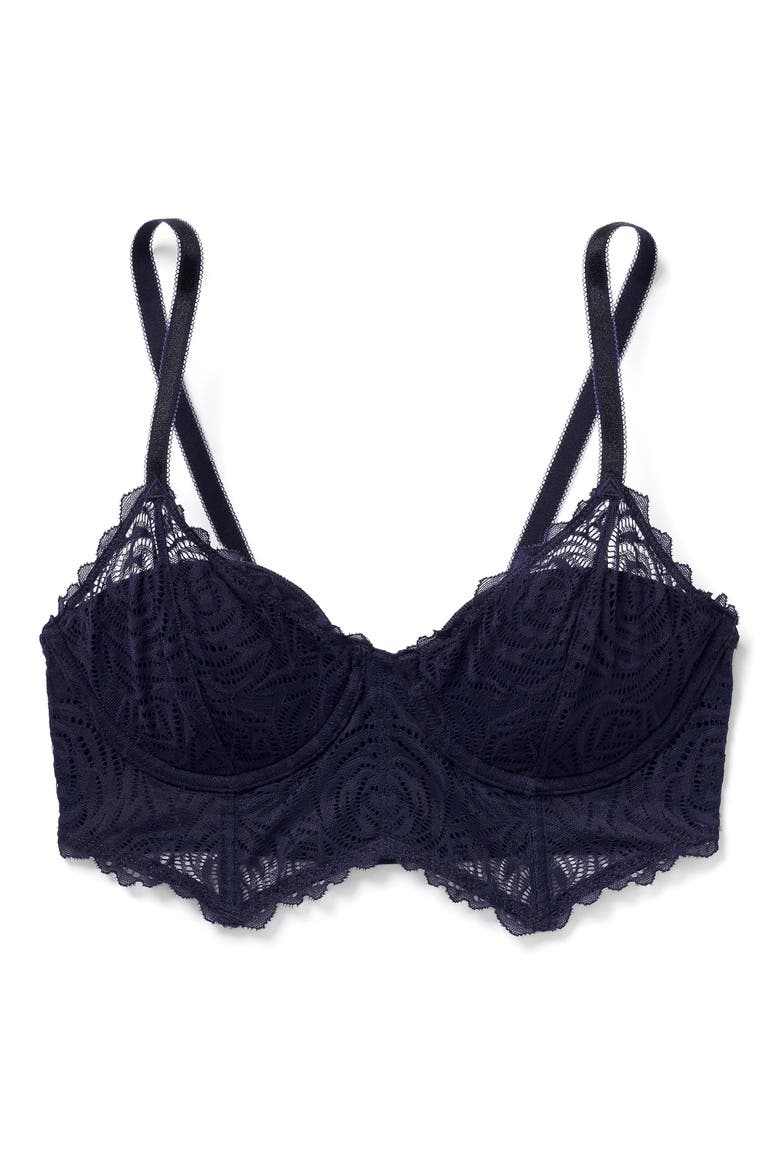 Lucinda Contour Demi Bra, Alternate, color, Dark blue
