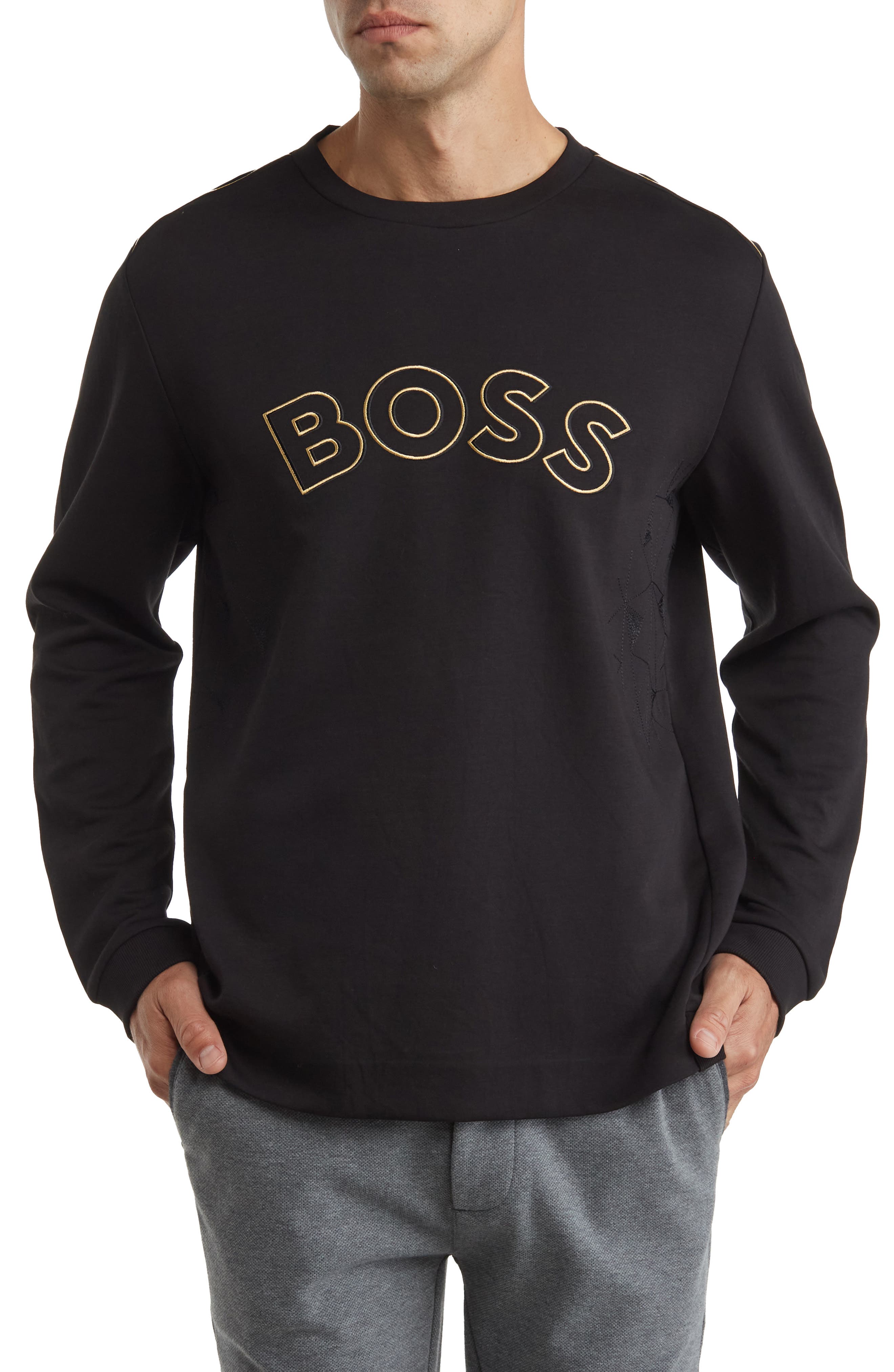 Salbo Block Letter Crewneck Pullover