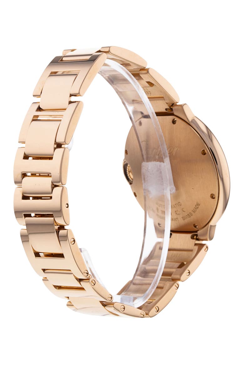 Cartier Preowned Ballon Bleu Bracelet Watch, 36mm, Alternate, color, SILVER