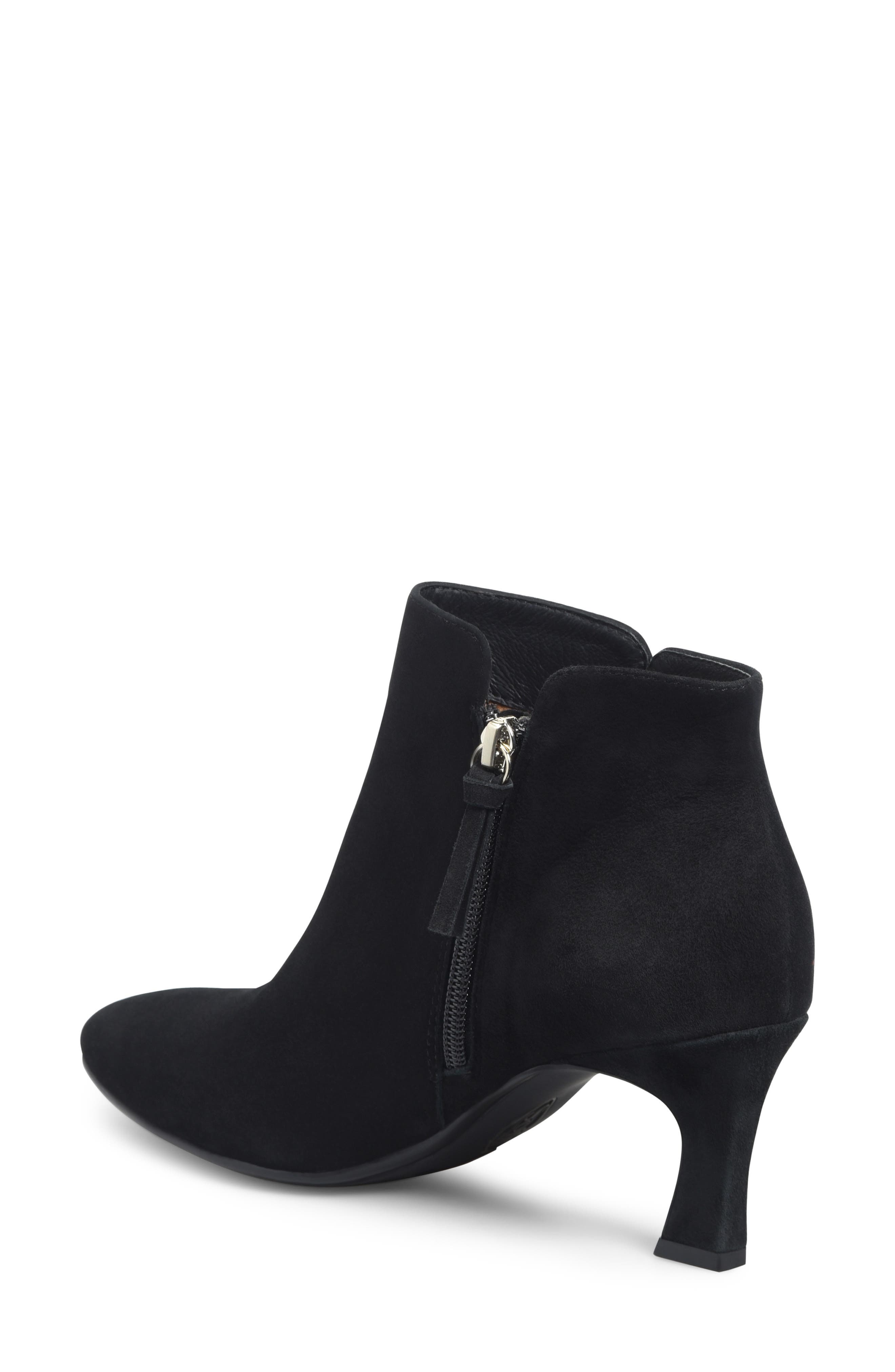 Söfft Sasha Water Resistant Bootie, Alternate, color, Black Suede