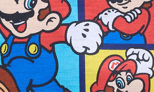 Ame Kids' Super Mario Short Sleeve Pajamas In Multi