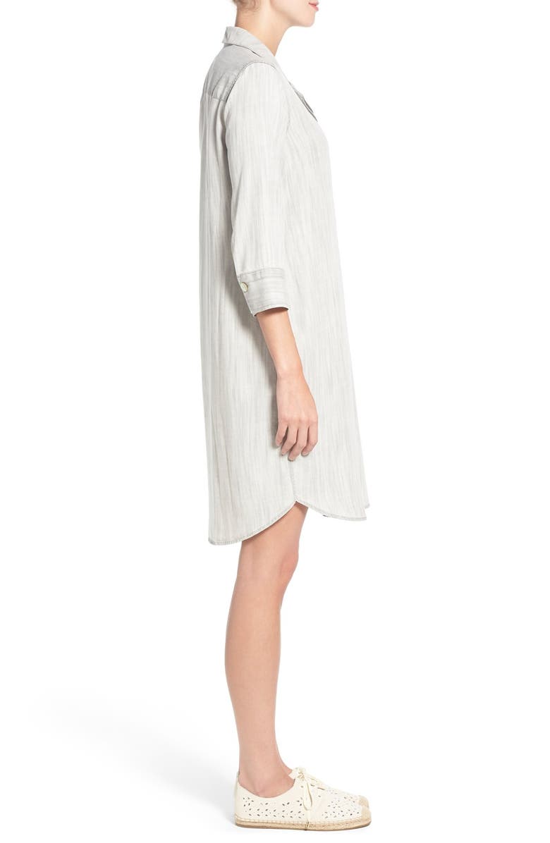 Foxcroft Tencel<sup>®</sup> Denim Shirtdress, Alternate, color, 