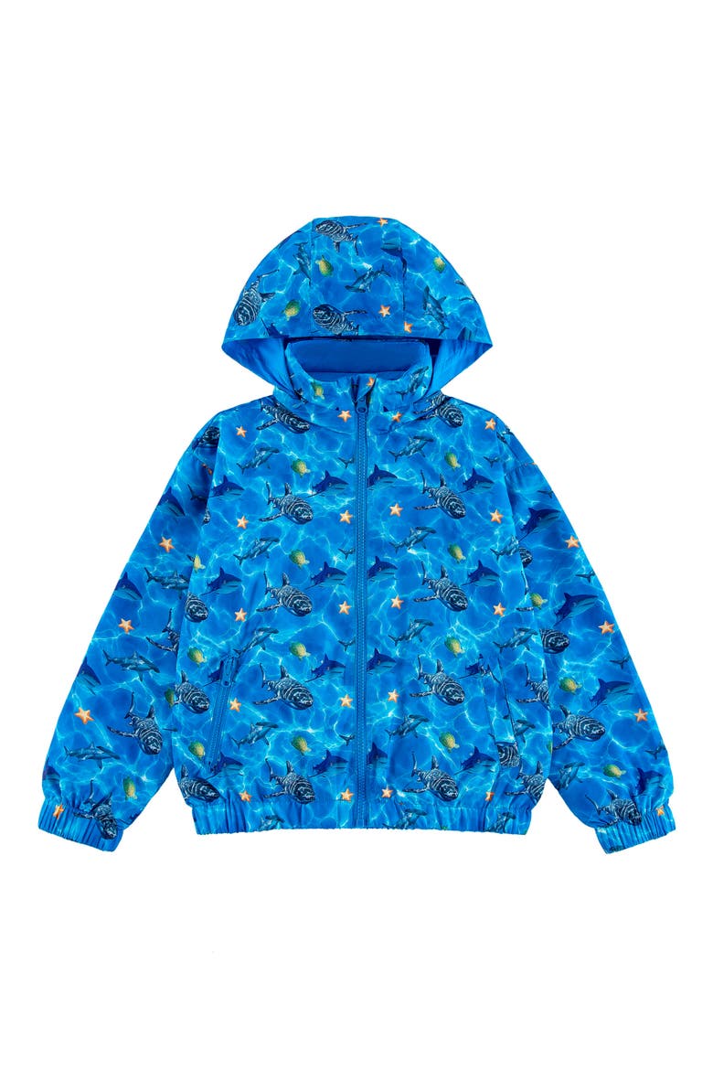 Kids' Max Rain Water Repellent Reversible Windbreaker, Main, color, BLUE
