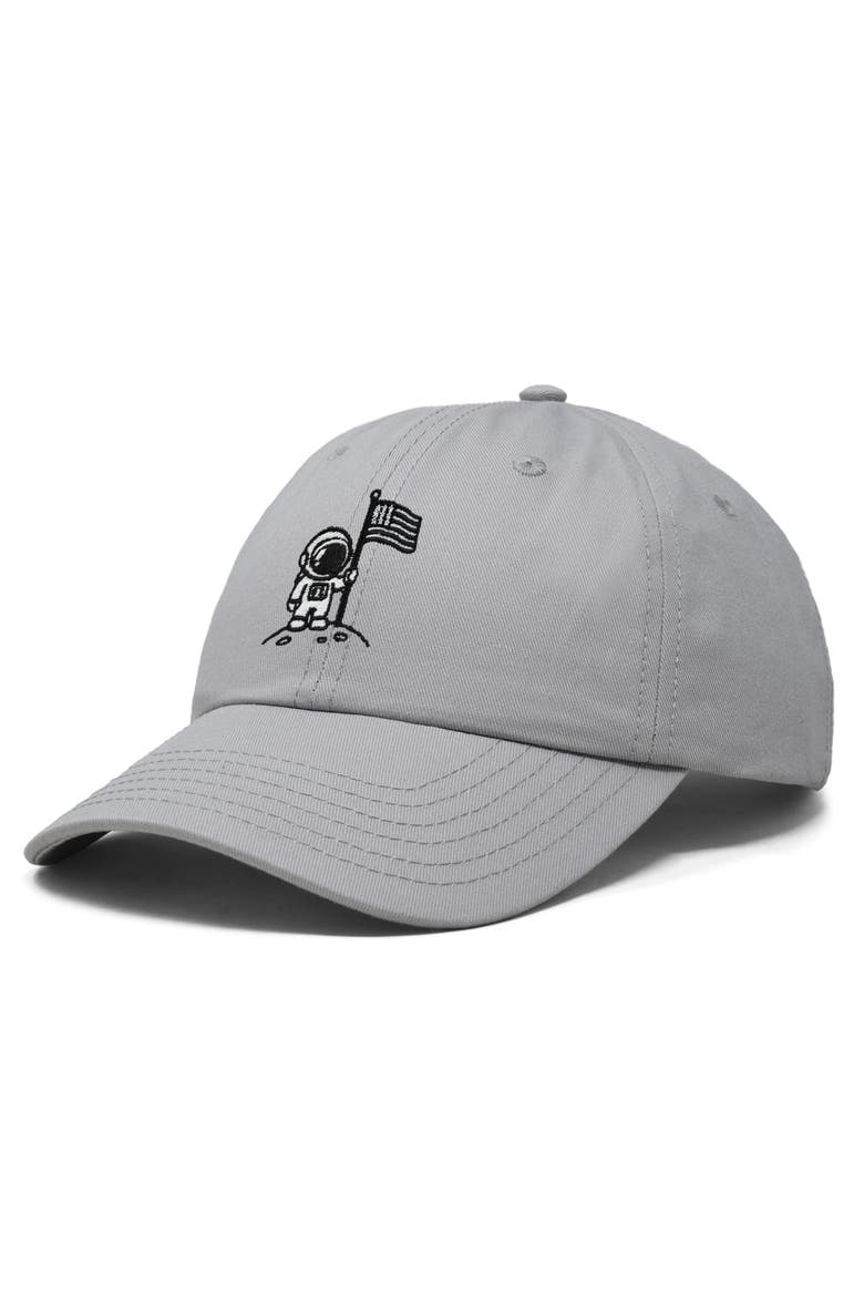 Moon Mission Dad Cap, Alternate, color, Gray