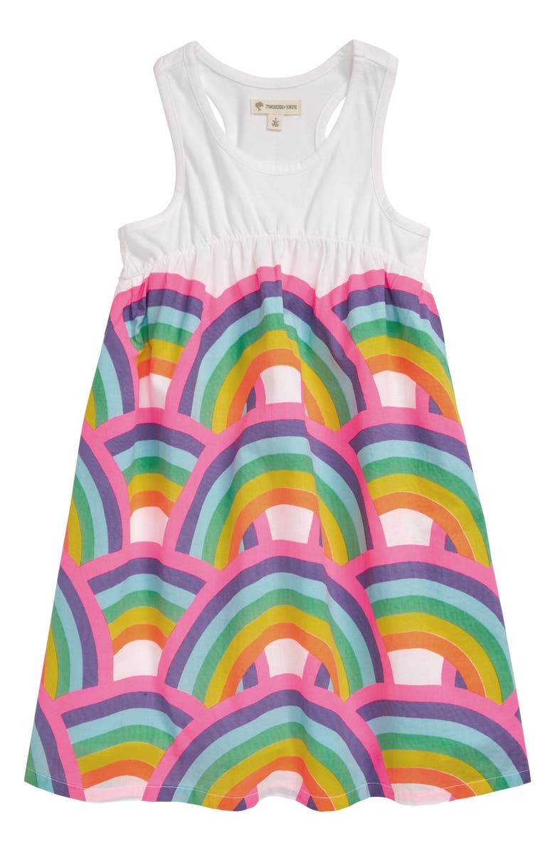 Tucker + Tate Print Racerback Tank Dress, Main, color,