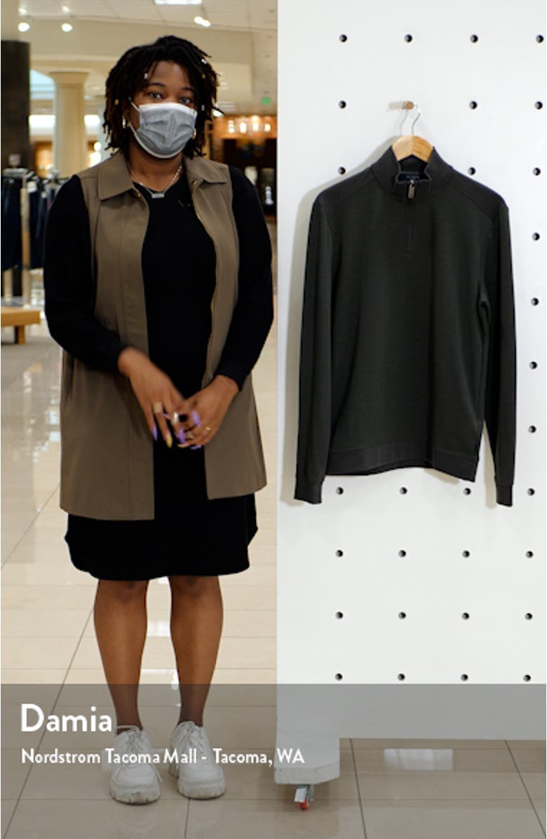 Ted Baker Caravan Quarter Zip Pullover, sales video thumbnail