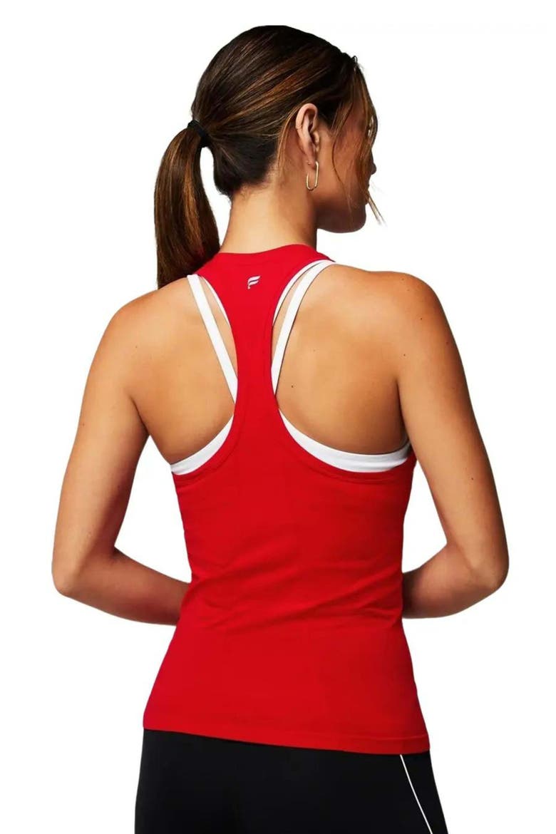 Feather Tech+ Racerback Tank, Alternate, color, Heated Red