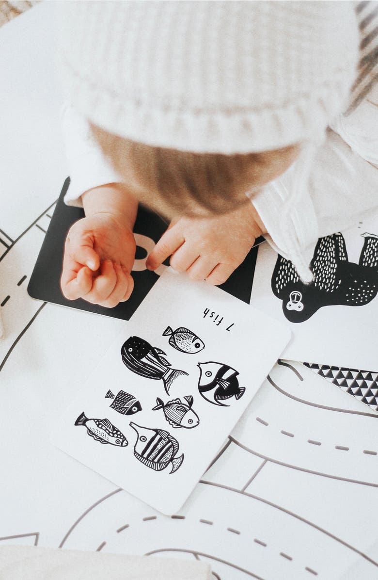 Wee Gallery Wooden Numbers, Nature Number Cards and Count and Stack Toy Bundle, Alternate, color, Counting